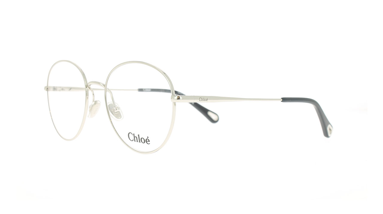 Paire de lunettes de vue Chloe Ch0021oa couleur gris - Côté à angle - Doyle