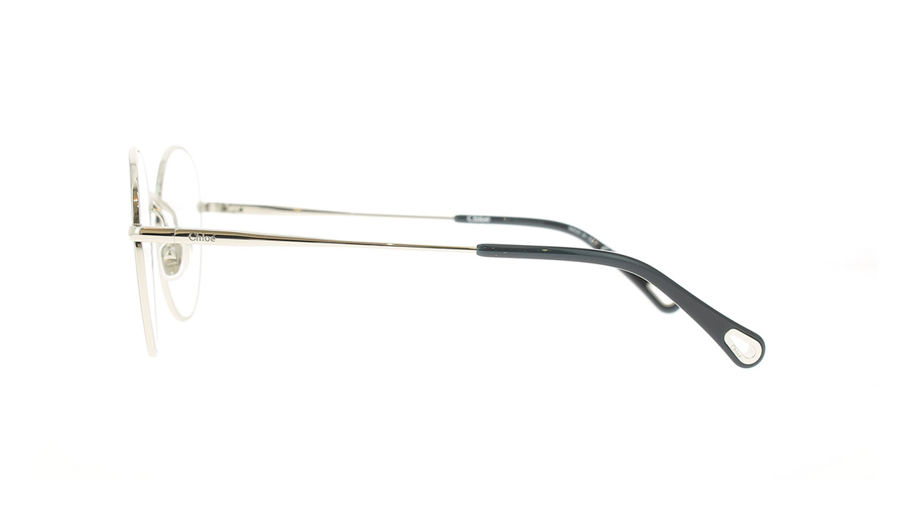 Paire de lunettes de vue Chloe Ch0021oa couleur gris - Côté droit - Doyle
