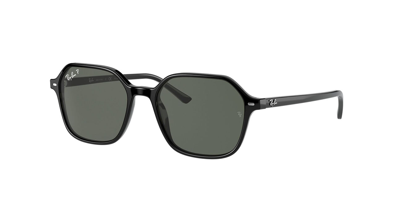 Paire de lunettes de soleil Ray-ban Rb2194 couleur noir - Côté à angle - Doyle