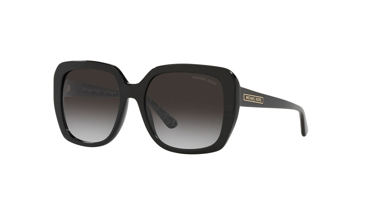 Paire de lunettes de soleil Michael-kors Mk2140 /s couleur noir - Côté à angle - Doyle