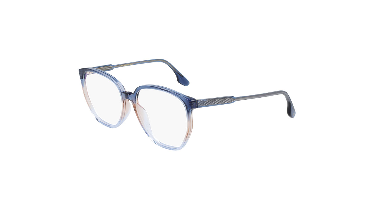 Paire de lunettes de vue Victoria-beckham Vb2613 couleur bleu - Côté à angle - Doyle