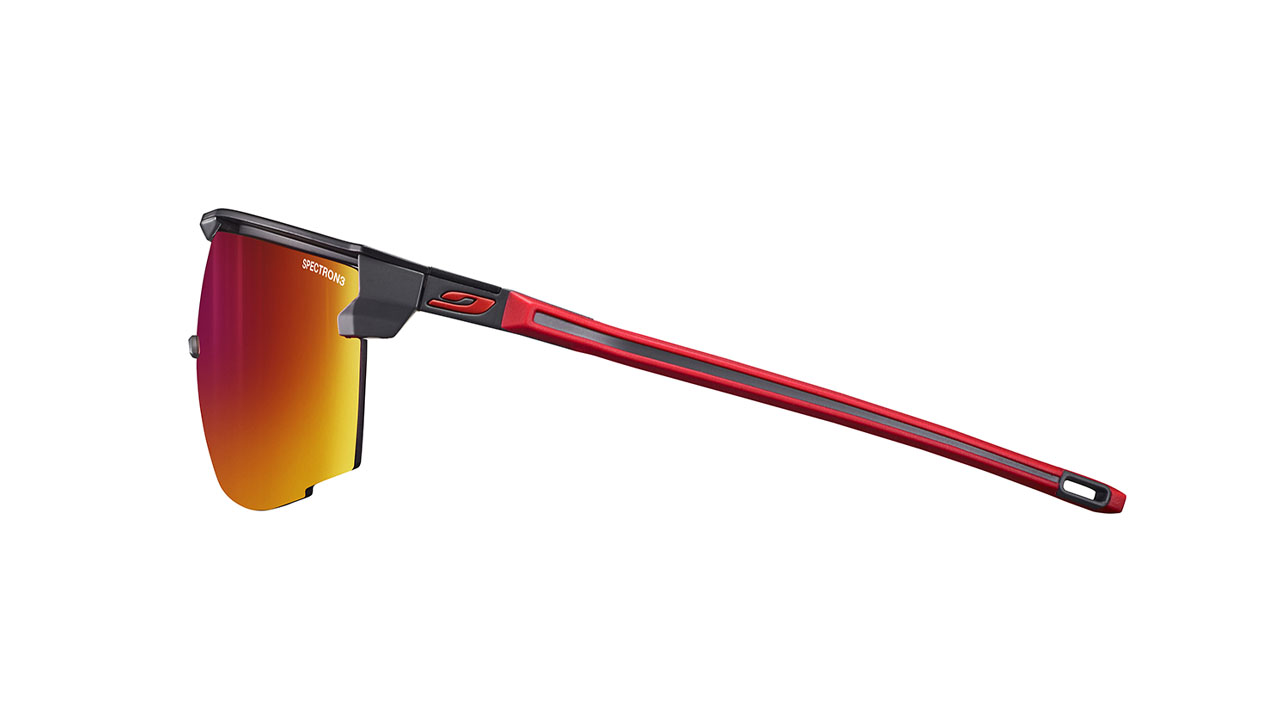Paire de lunettes de soleil Julbo Js546 ultimate couleur rouge - Côté droit - Doyle