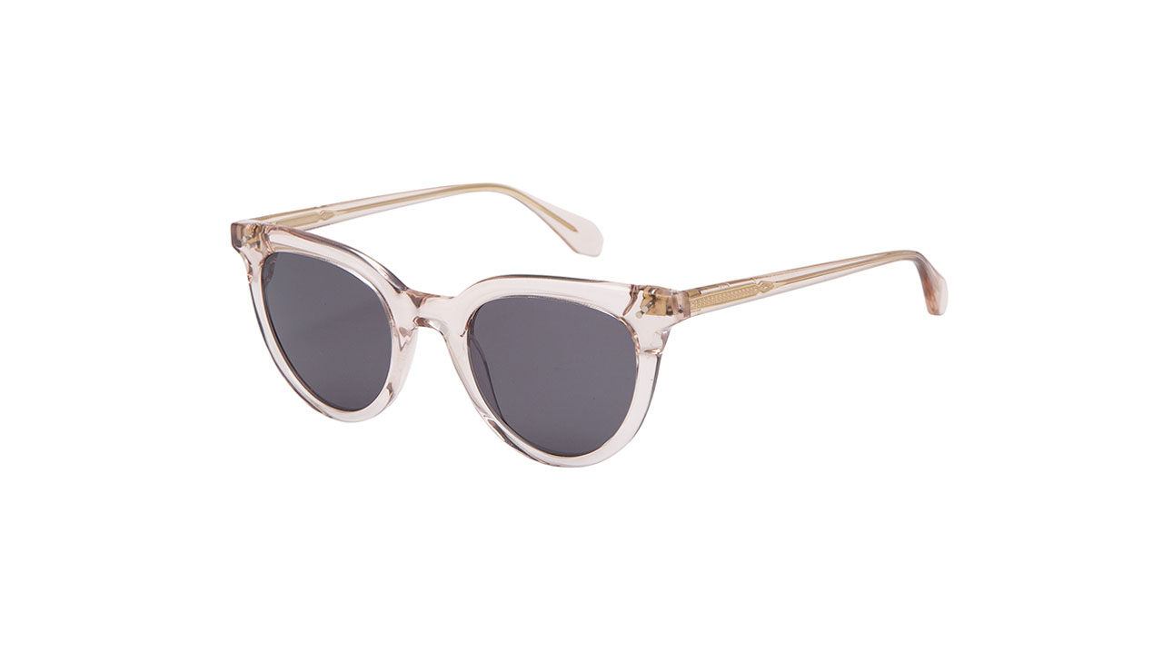 Paire de lunettes de soleil Gigi-studio Agatha /s couleur sable - Côté à angle - Doyle