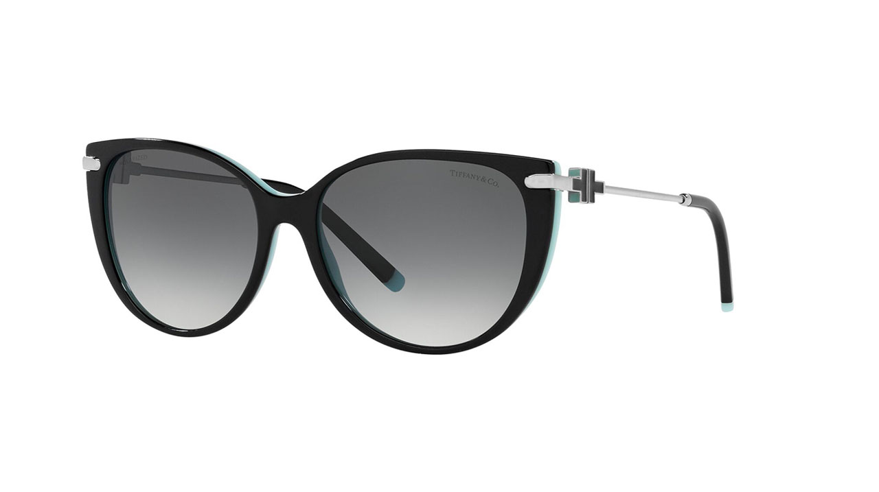 Paire de lunettes de soleil Tiffany-co Tf4178 /s couleur noir - Côté à angle - Doyle