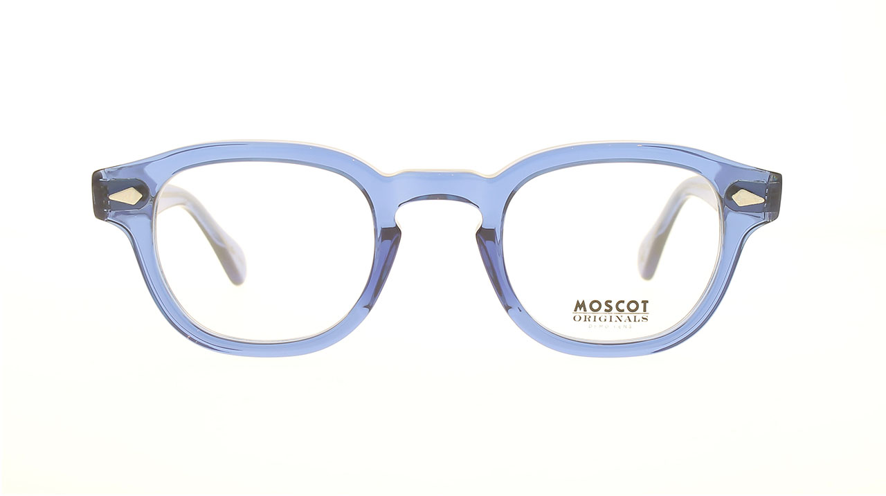 Paire de lunettes de vue Moscot Lemtosh couleur bleu - Doyle