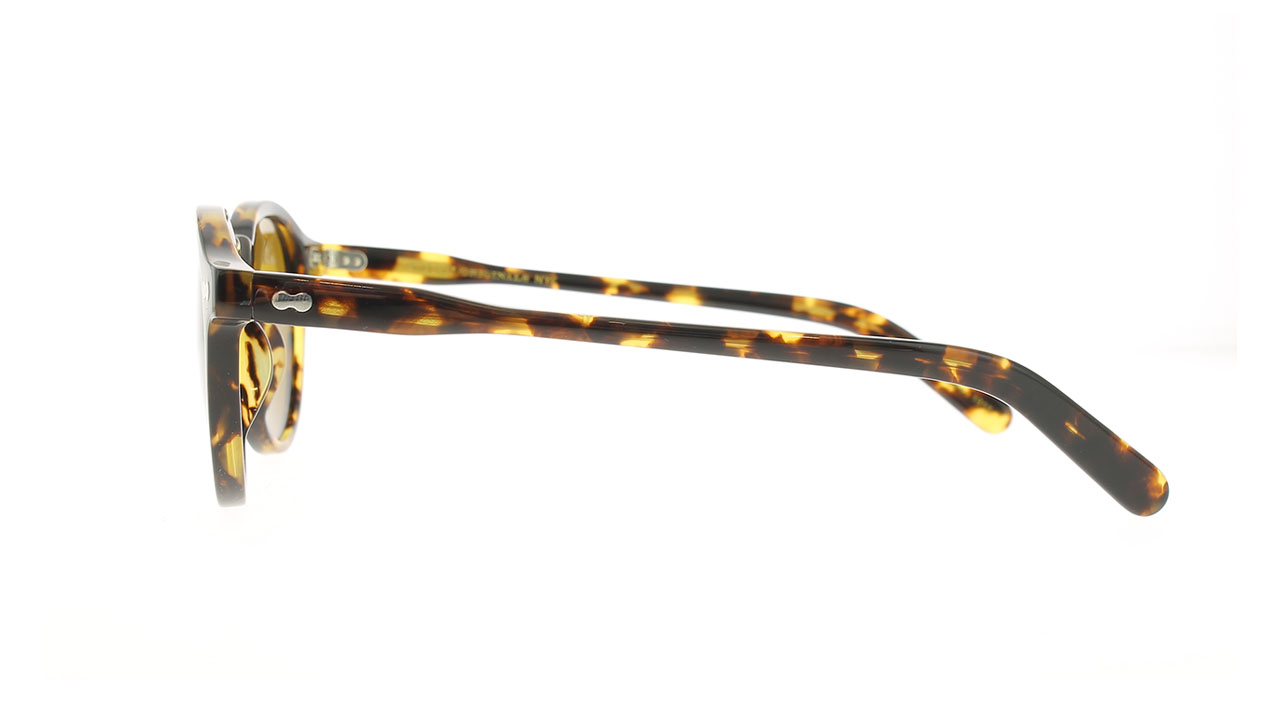 Paire de lunettes de soleil Moscot Miltzen /s couleur brun - Côté droit - Doyle
