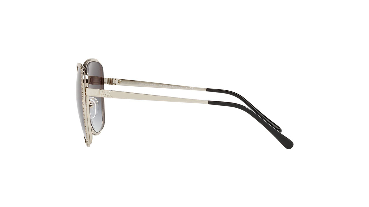 Paire de lunettes de soleil Michael-kors Mk1090 /s couleur or - Côté droit - Doyle