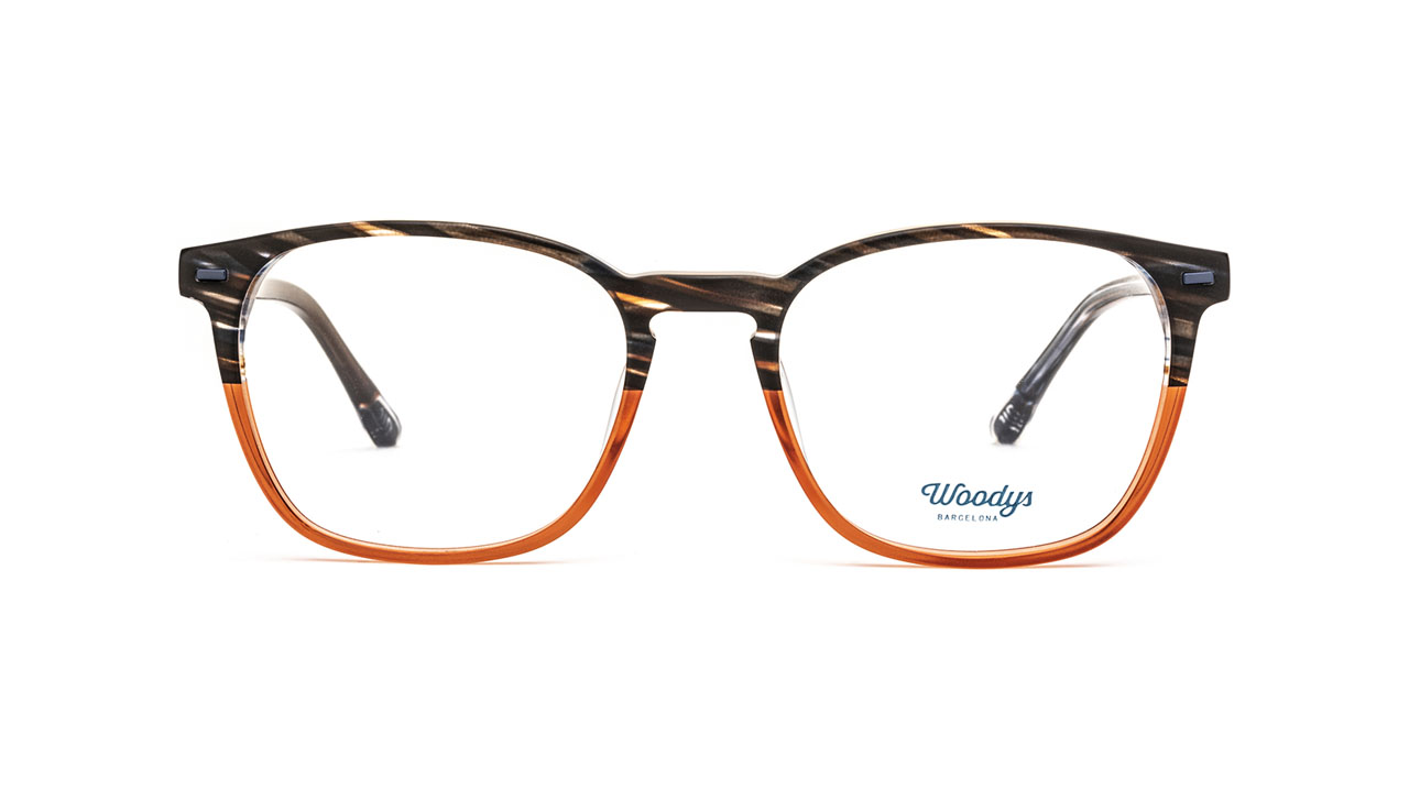 Paire de lunettes de vue Woodys Rene couleur orange - Doyle
