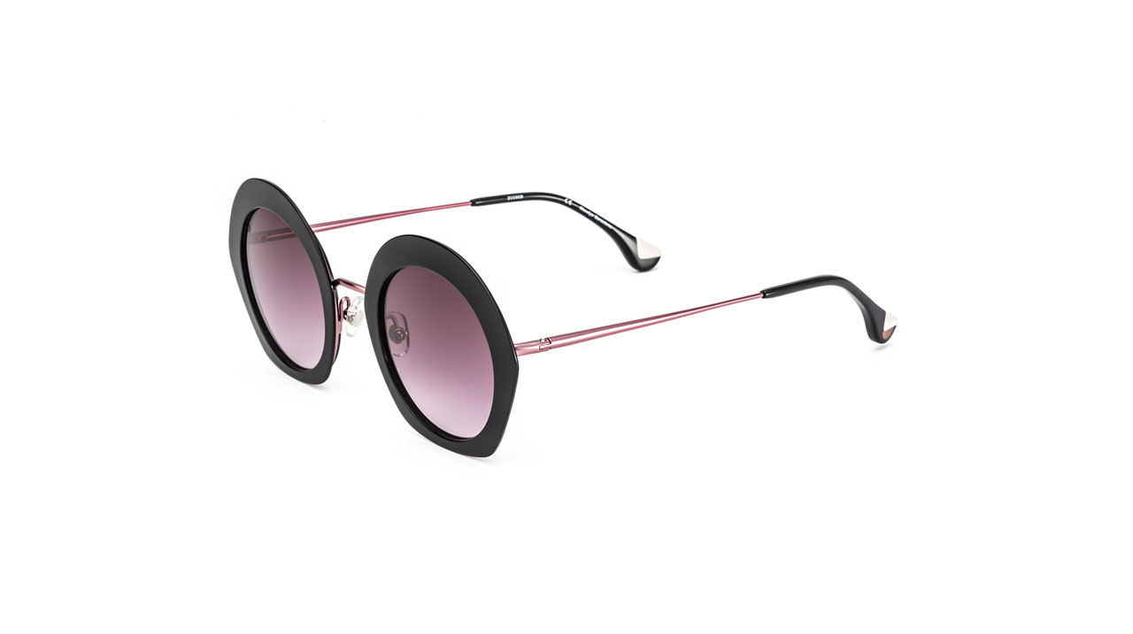 Paire de lunettes de soleil Woodys Marta /s couleur noir - Côté à angle - Doyle