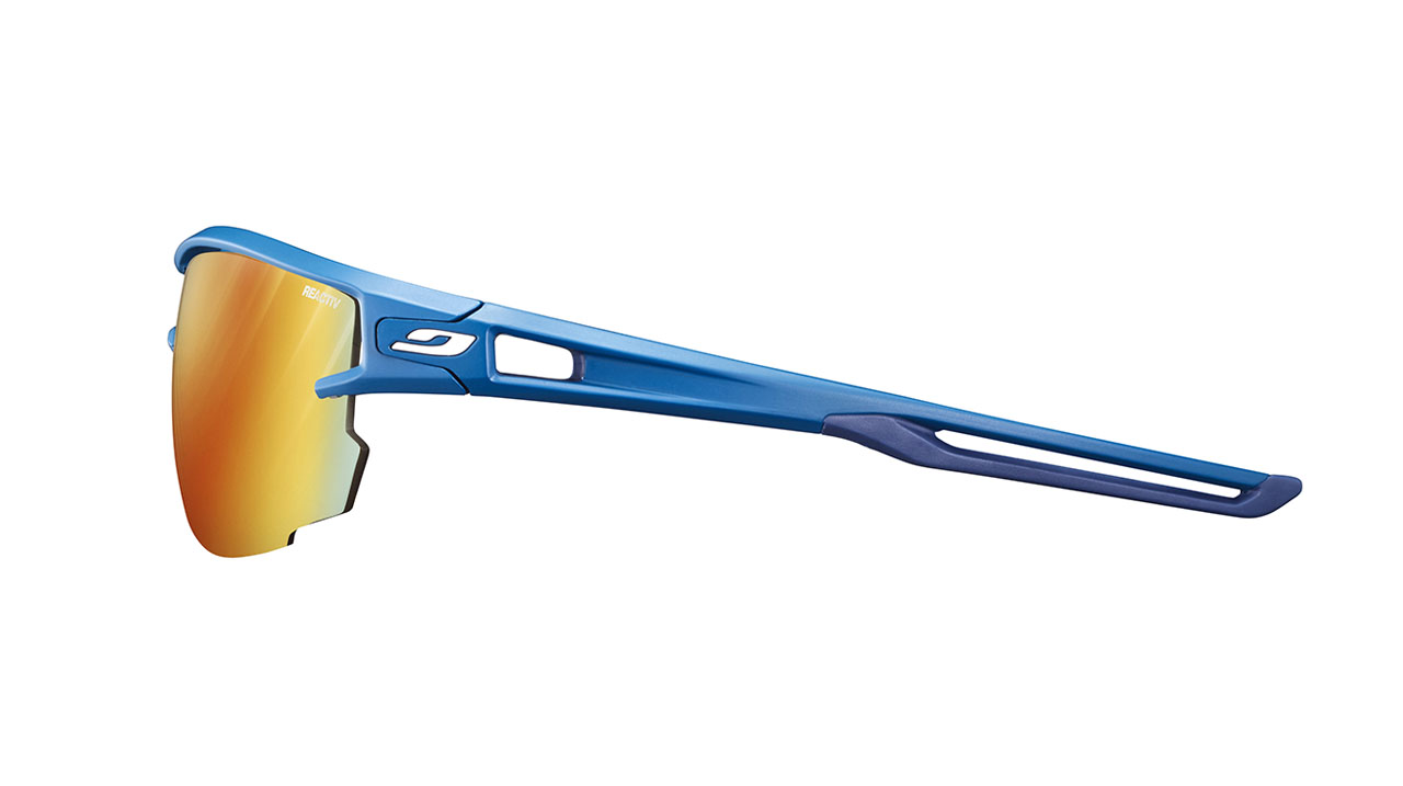 Paire de lunettes de soleil Julbo Js483 aero couleur bleu - Côté droit - Doyle