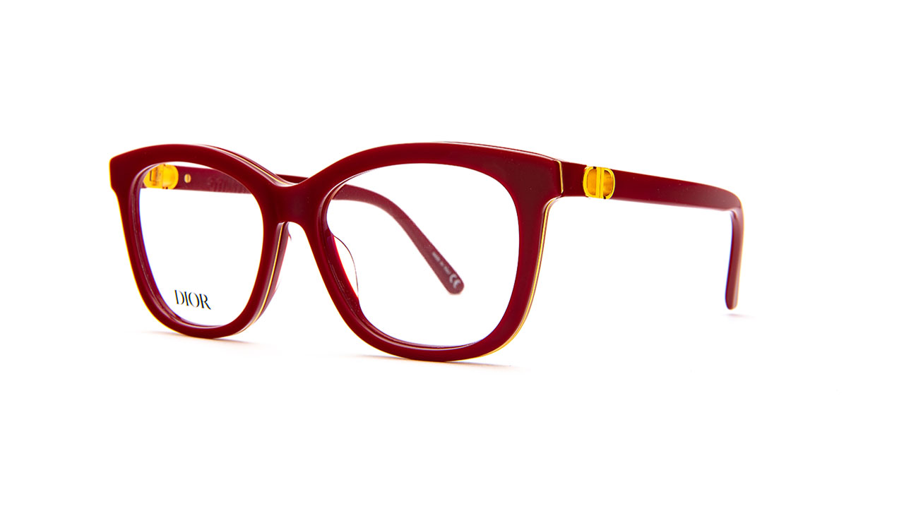 Paire de lunettes de vue Christian-dior 30montaigneminio b2i couleur rouge - Côté droit - Doyle
