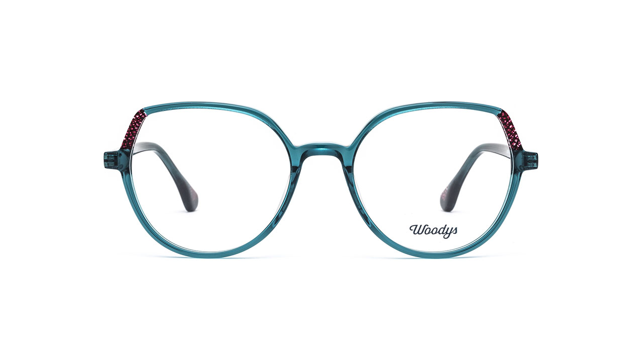 Paire de lunettes de vue Woodys Orange couleur turquoise - Doyle