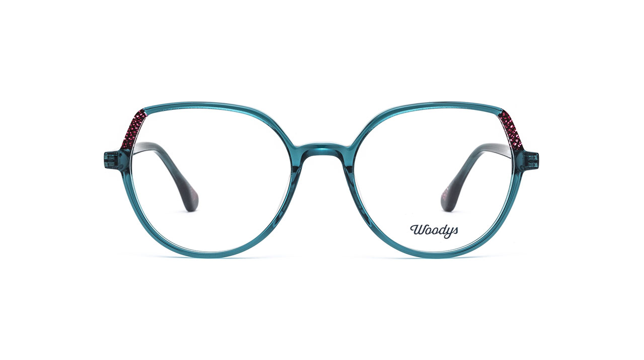 Paire de lunettes de vue Woodys Orange couleur turquoise - Doyle