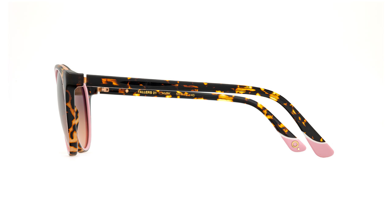 Paire de lunettes de soleil Etnia-barcelona Tallers 21 /s couleur brun - Côté droit - Doyle