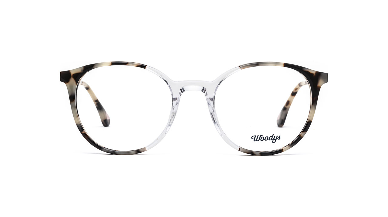 Paire de lunettes de vue Woodys Tamarin couleur cristal - Doyle