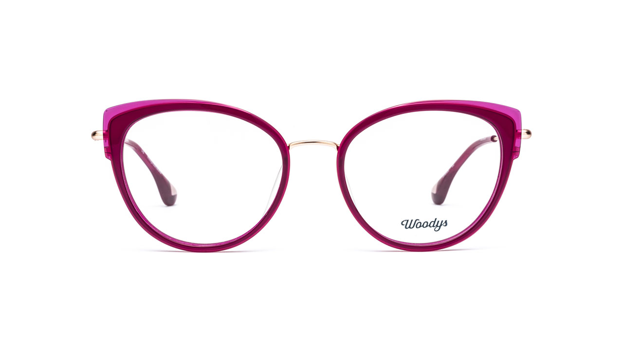 Paire de lunettes de vue Woodys Swan couleur rose - Doyle