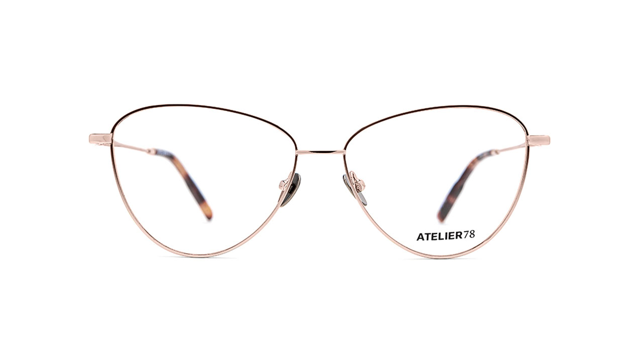 Paire de lunettes de vue Atelier78 Chloe couleur amaretto - Doyle