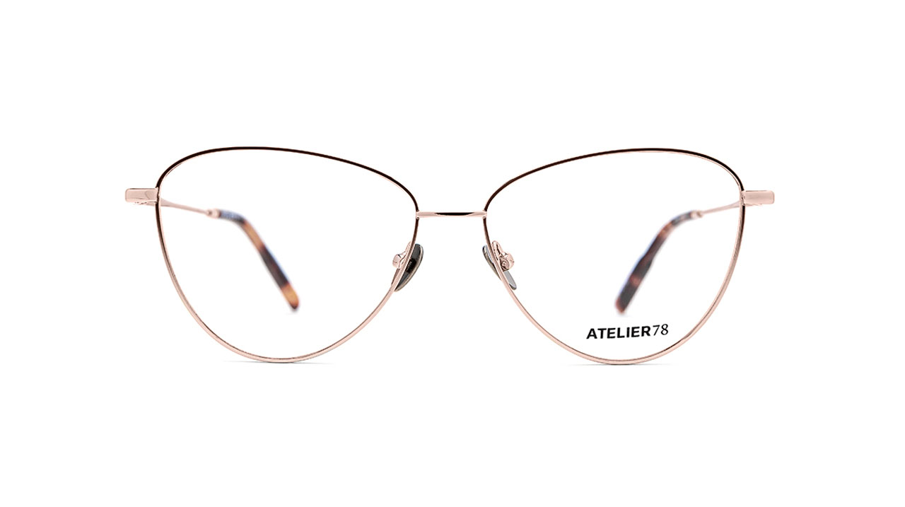 Paire de lunettes de vue Atelier-78 Chloe couleur amaretto - Doyle