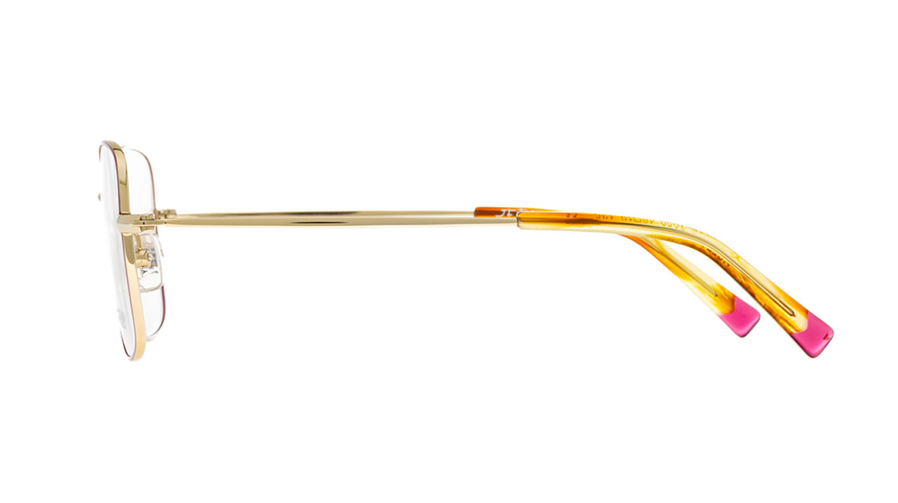 Paire de lunettes de vue Jf-rey Violette couleur mauve - Côté droit - Doyle