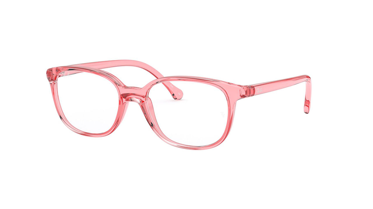 Paire de lunettes de vue Ray-ban-junior Ry1900 couleur rose - Côté à angle - Doyle