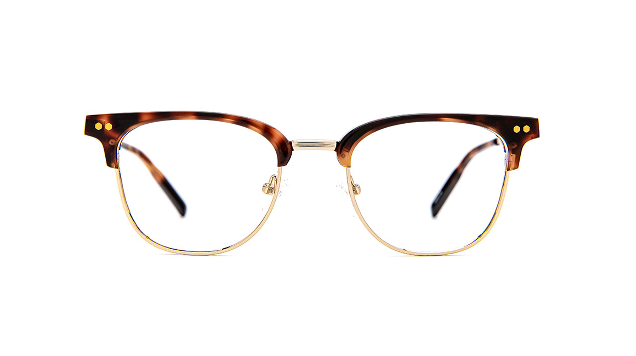 Paire de lunettes de vue Atelier-78 Leo couleur havane or - Doyle