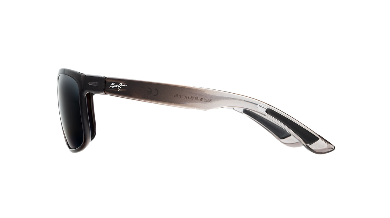 Paire de lunettes de soleil Maui-jim 449 couleur gris - Côté droit - Doyle