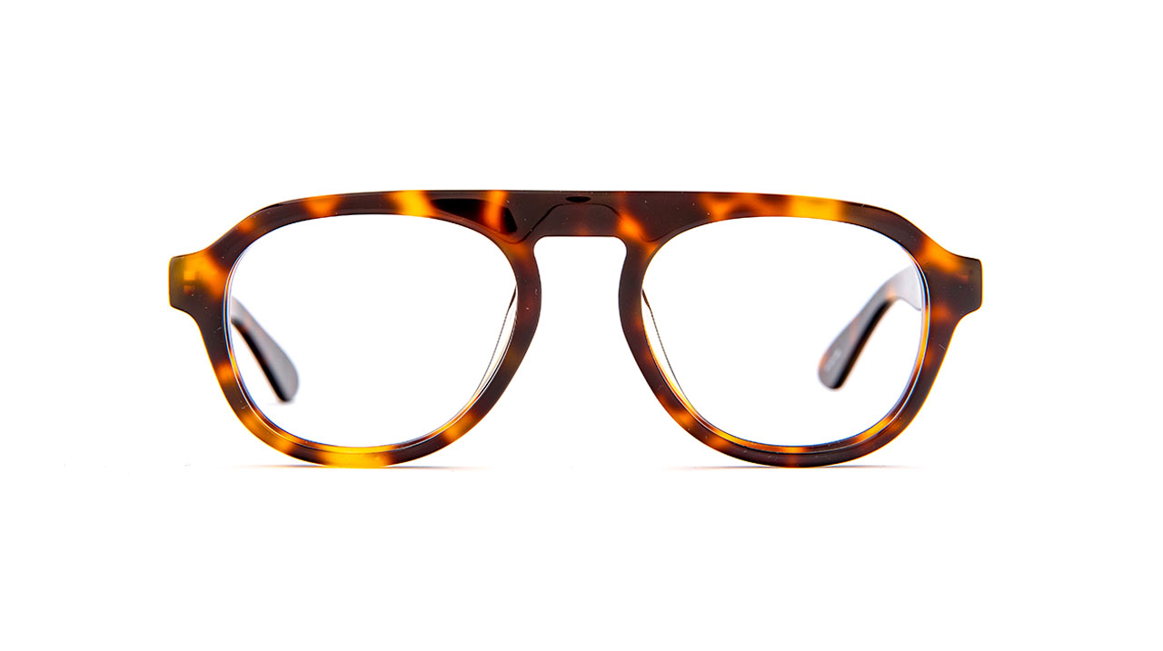 Paire de lunettes de vue Atelier-78 Colin couleur havane or - Doyle