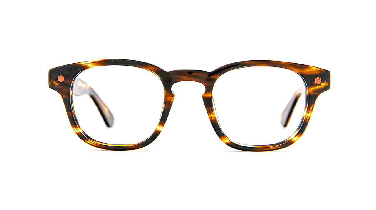 Paire de lunettes de vue Atelier-78 Kennedy couleur rhum - Doyle