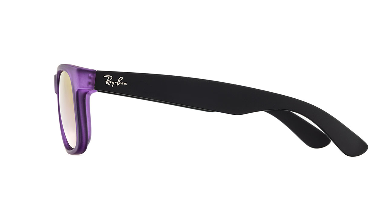 Paire de lunettes de soleil Ray-ban Rb4165 custom couleur mauve - Côté droit - Doyle