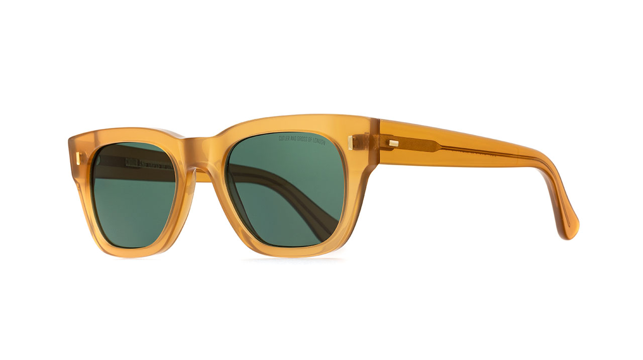 Paire de lunettes de soleil Cutler-and-gross 0772v2 /s couleur sable - Côté à angle - Doyle