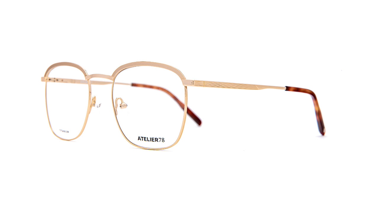 Glasses Atelier-78 Charlie, satin gold colour - Doyle
