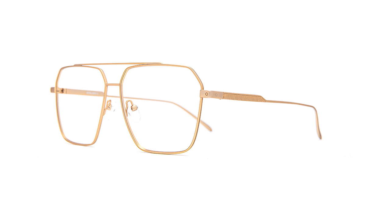 Glasses Atelier-78 Gustave, satin gold colour - Doyle