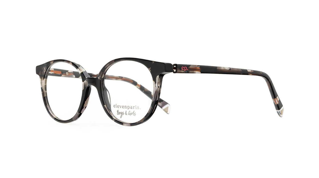 Paire de lunettes de vue Elevenparis-boys-girls Elaa105 couleur noir - Côté à angle - Doyle