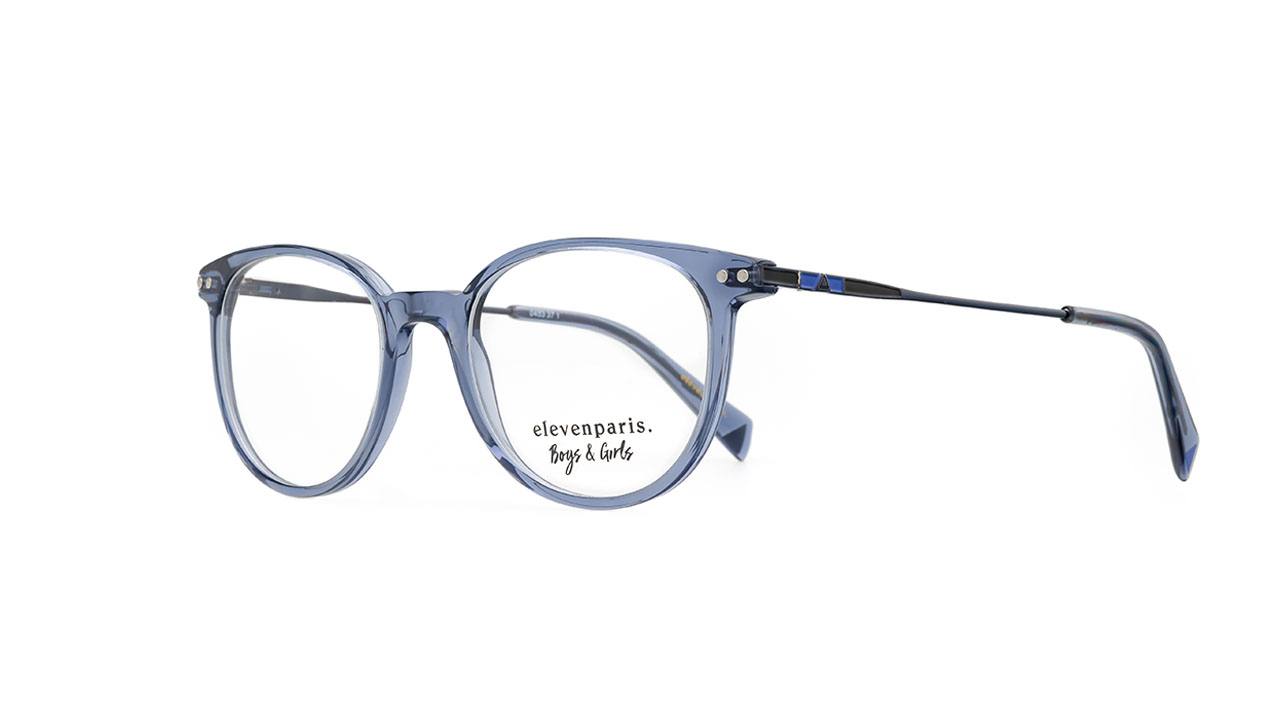 Paire de lunettes de vue Elevenparis-boys-girls Elam017 couleur gris - Côté à angle - Doyle