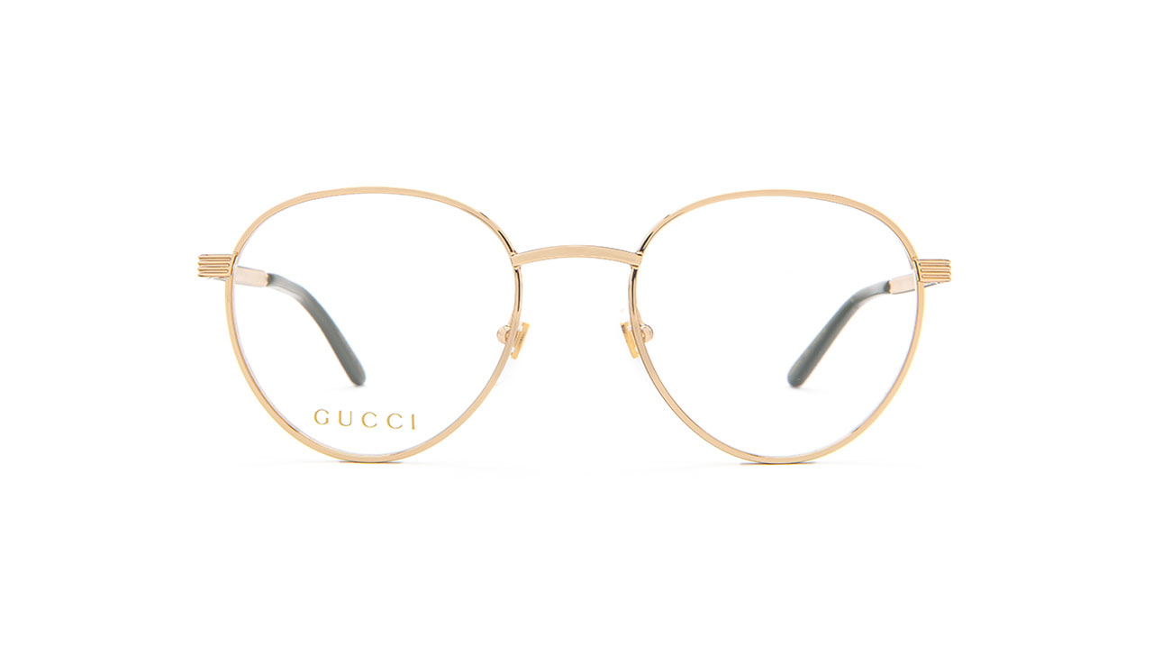 Paire de lunettes de vue Gucci Gg0942o couleur or - Doyle