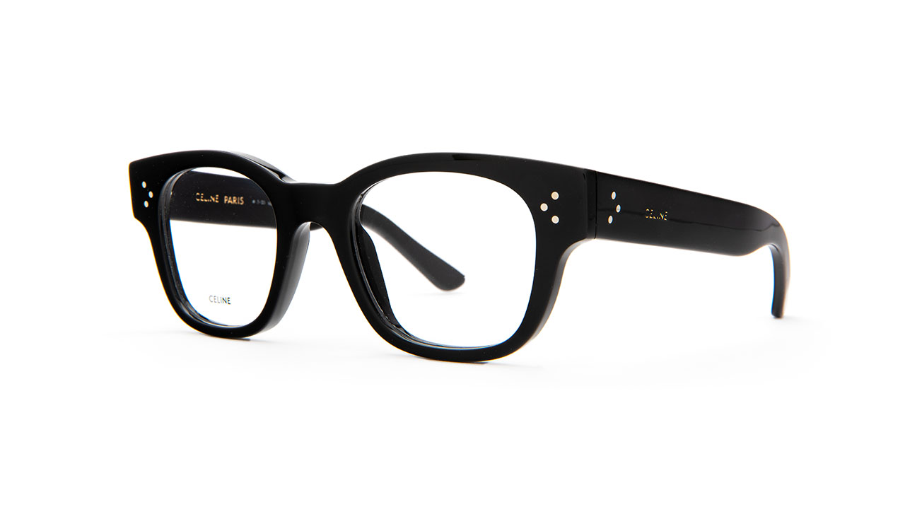 Paire de lunettes de vue Celine-paris Cl50035i couleur noir - Côté à angle - Doyle