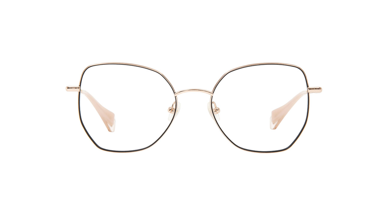 Paire de lunettes de vue Gigi-studios Bruna couleur or rose - Doyle