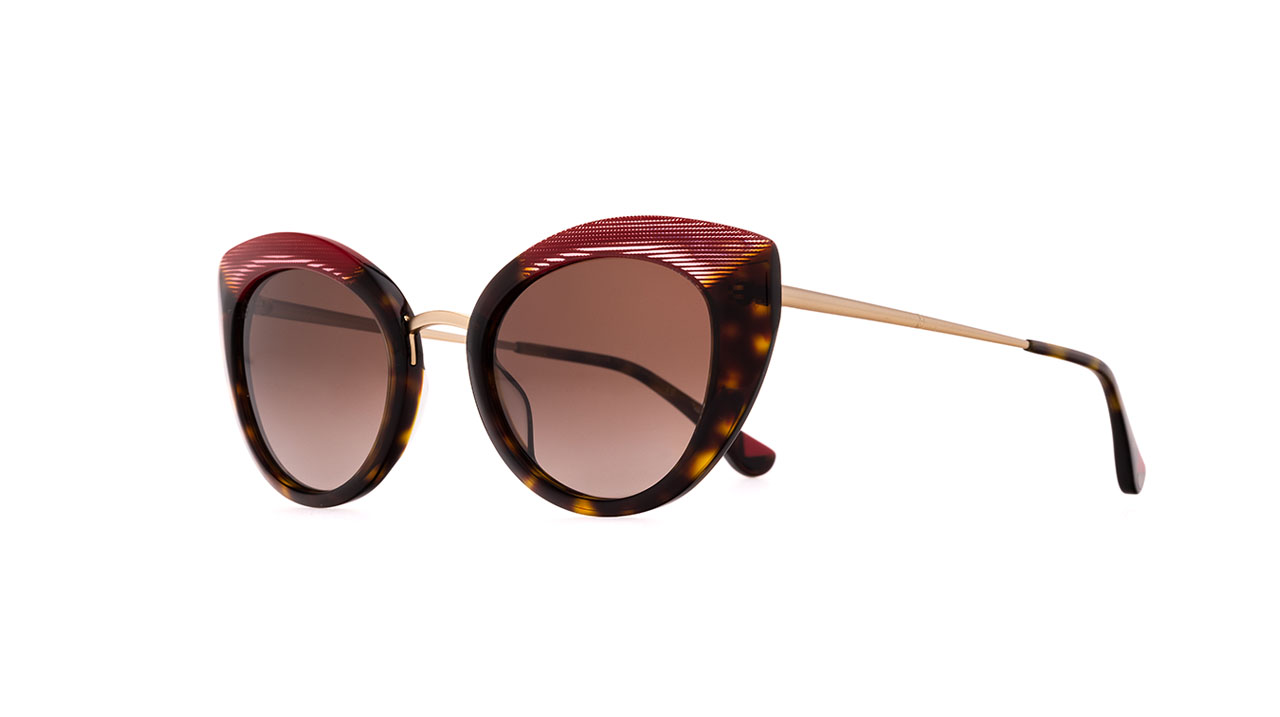 Paire de lunettes de soleil Woodys Naomi /s couleur rouge - Côté à angle - Doyle