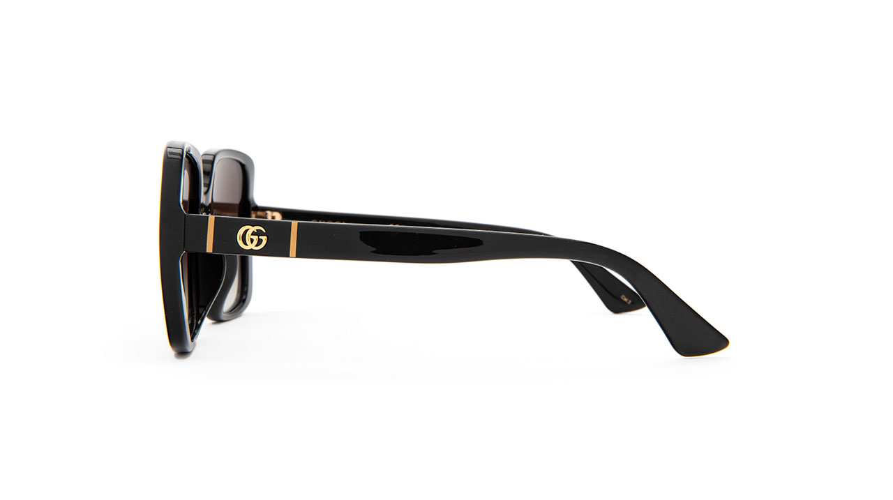 Paire de lunettes de soleil Gucci Gg0632s couleur noir - Côté droit - Doyle