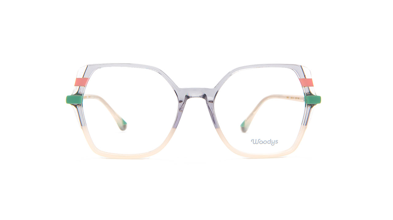 Paire de lunettes de vue Woodys Liria couleur gris - Doyle