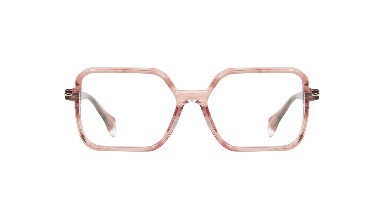 Paire de lunettes de vue Gigi-studios Olivia couleur or rose - Doyle