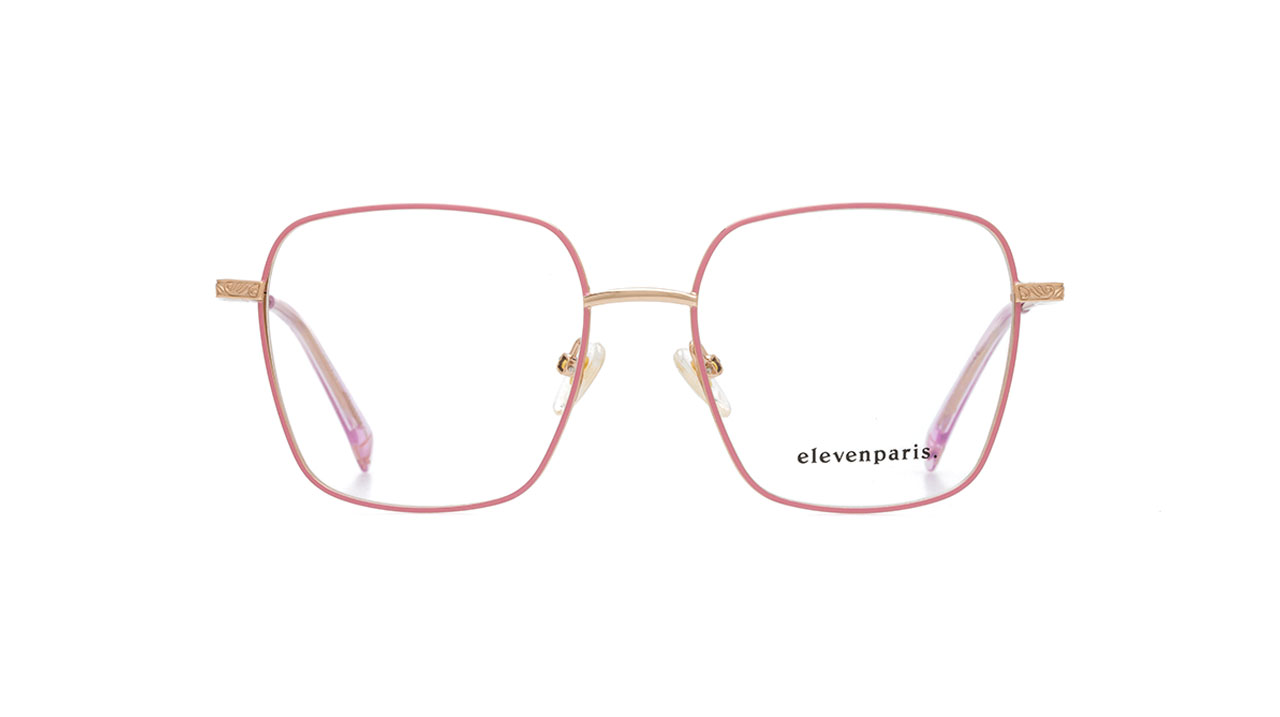 Paire de lunettes de vue Elevenparis Epmm039 couleur rose - Doyle