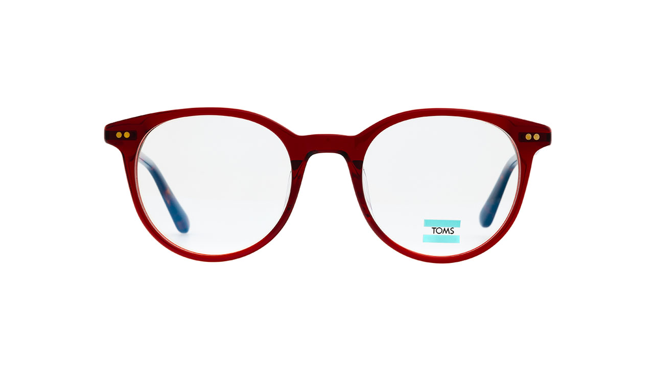Paire de lunettes de vue Toms Collins couleur rouge - Doyle