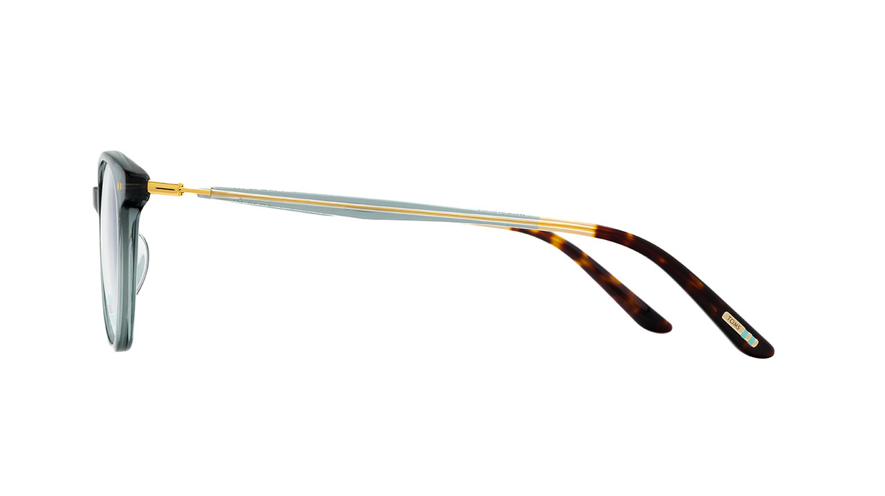 Paire de lunettes de vue Toms Collins couleur bleu - Côté droit - Doyle