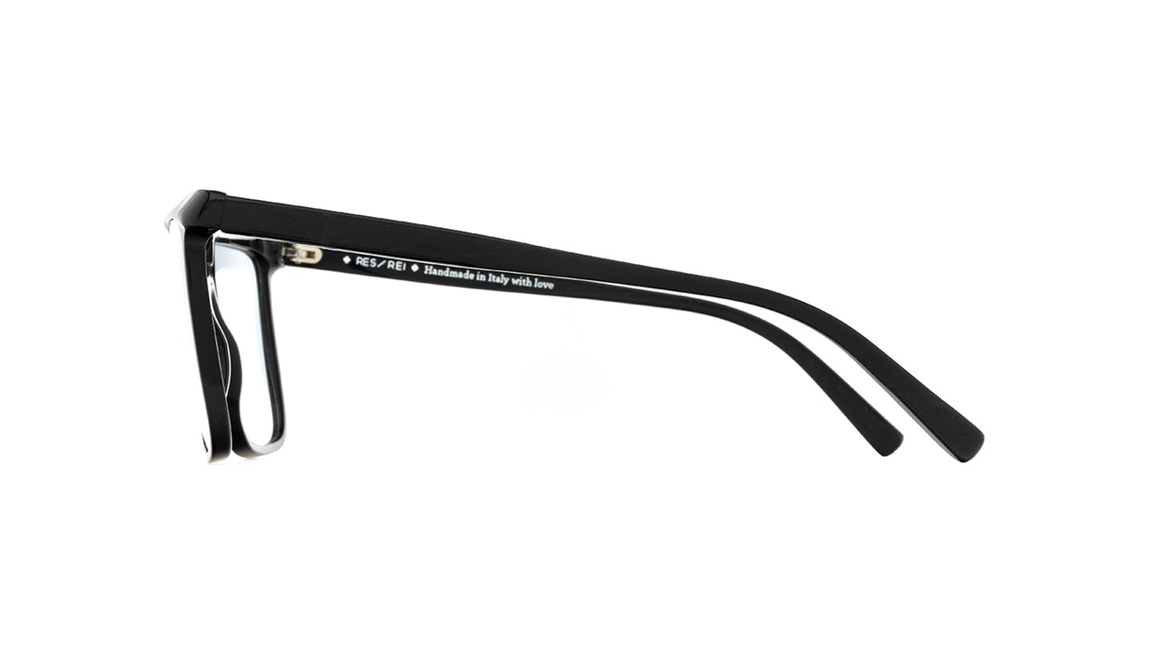 Paire de lunettes de vue Res-rei Clara couleur noir - Côté droit - Doyle