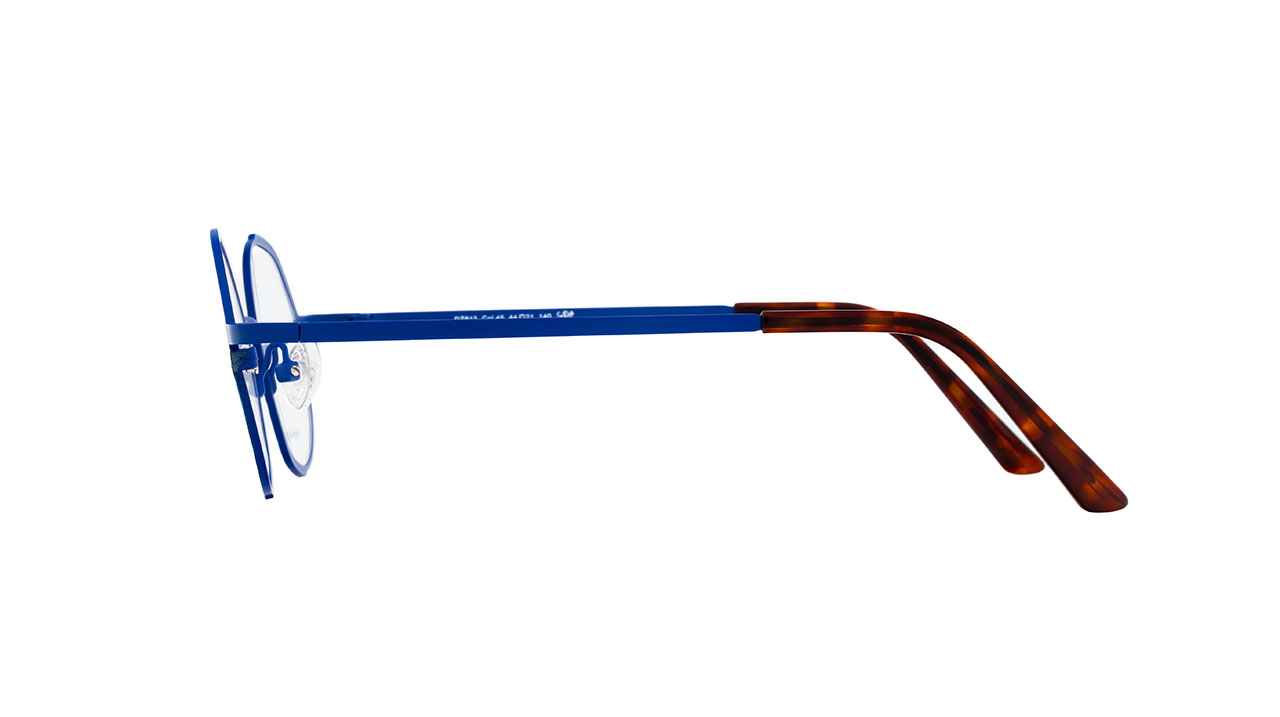 Paire de lunettes de vue Dutz Dz813 couleur bleu - Côté droit - Doyle