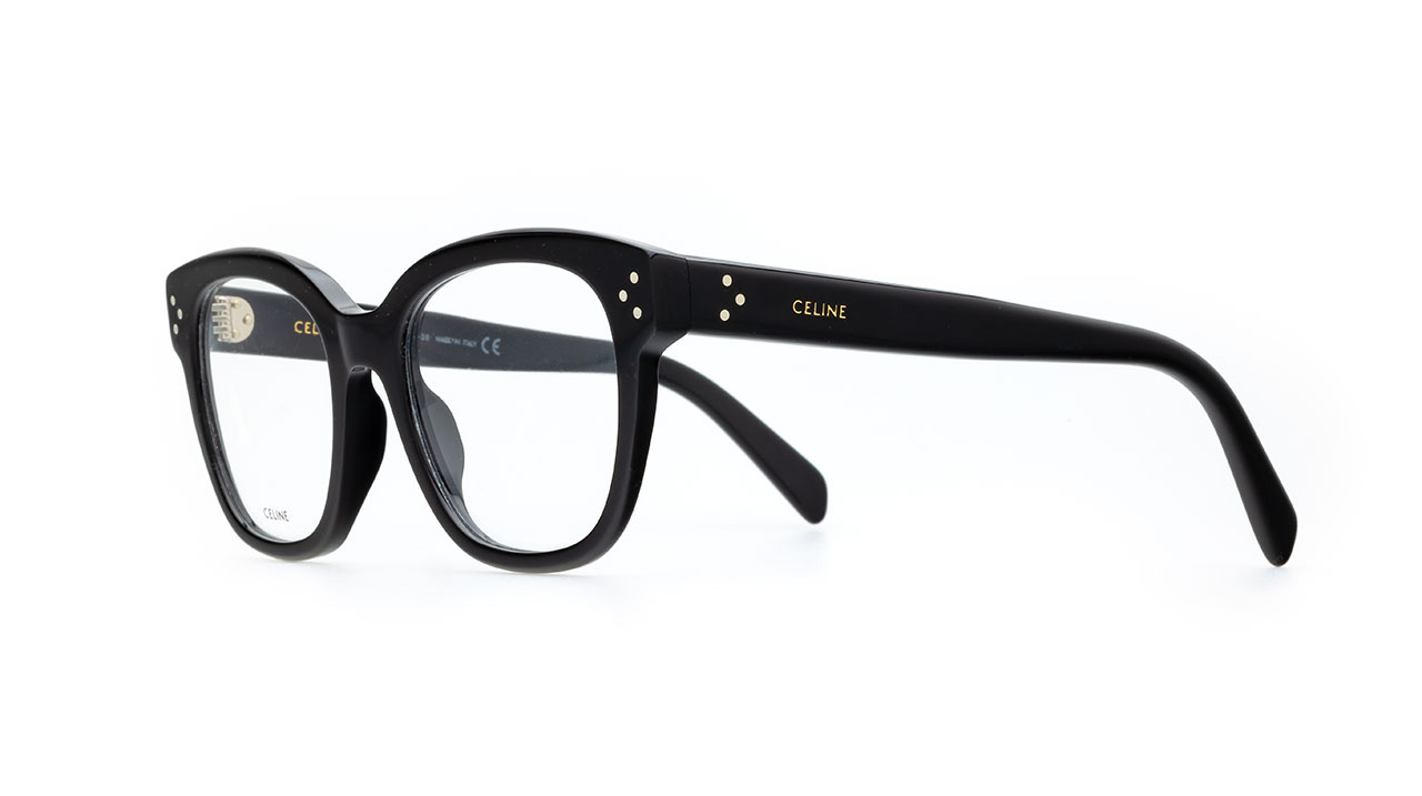 Paire de lunettes de vue Celine-paris Cl50086i couleur noir - Côté à angle - Doyle