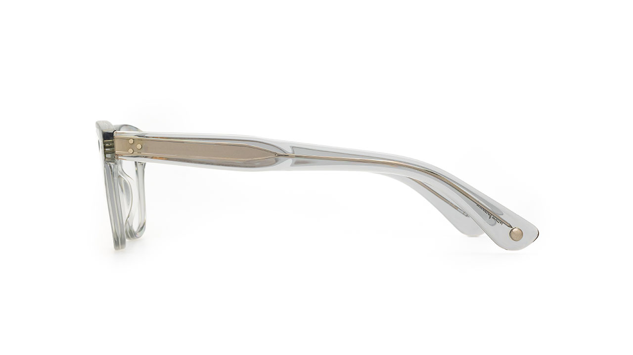 Paire de lunettes de vue Garrett-leight Regent couleur gris - Côté droit - Doyle