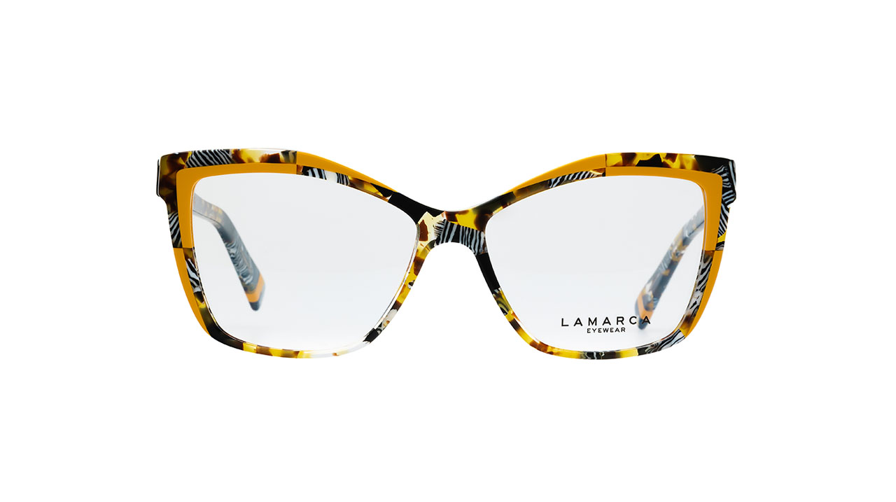 Paire de lunettes de vue Lamarca Fusioni 103 couleur jaune - Doyle