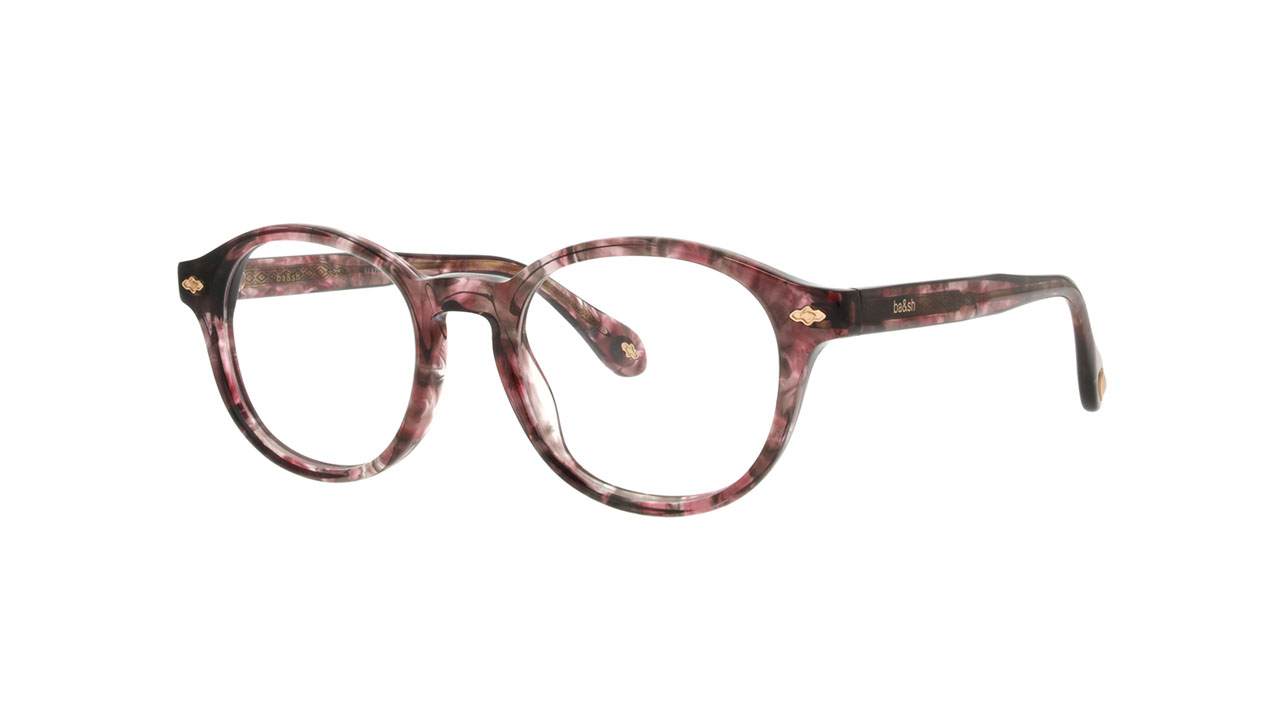 Paire de lunettes de vue Bash Ba1046 couleur rose - Côté à angle - Doyle